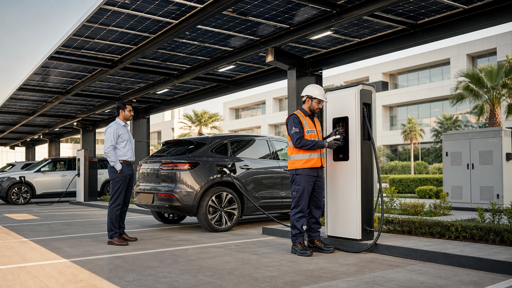 Representative ev charging solutions visual