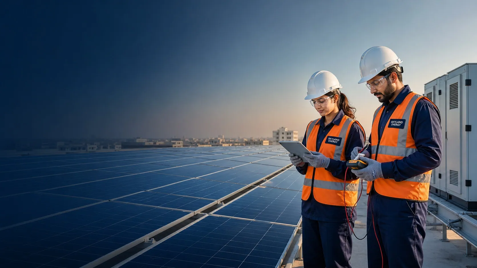 Representative solar services visual